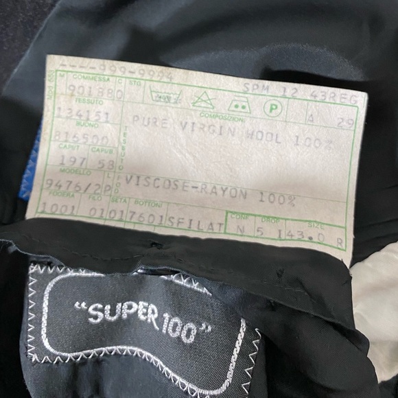 Ungaro Paris Virgin Wool Super 100 Suit Jacket - Picture 5 of 6